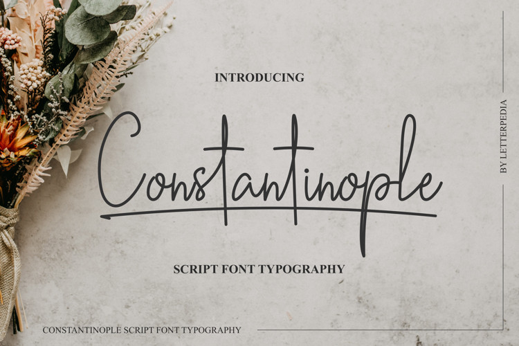 Constantinople Handwritten Font