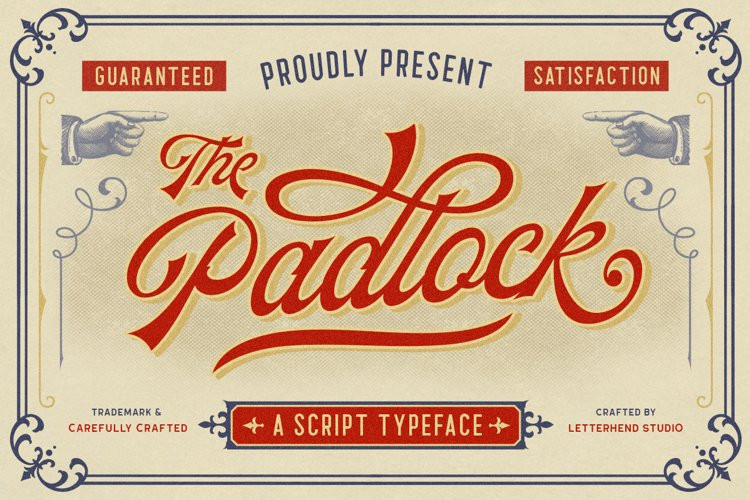 The Padlock Script Font