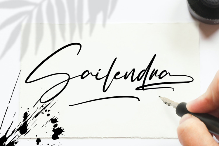 Sailendra Handwritten Font