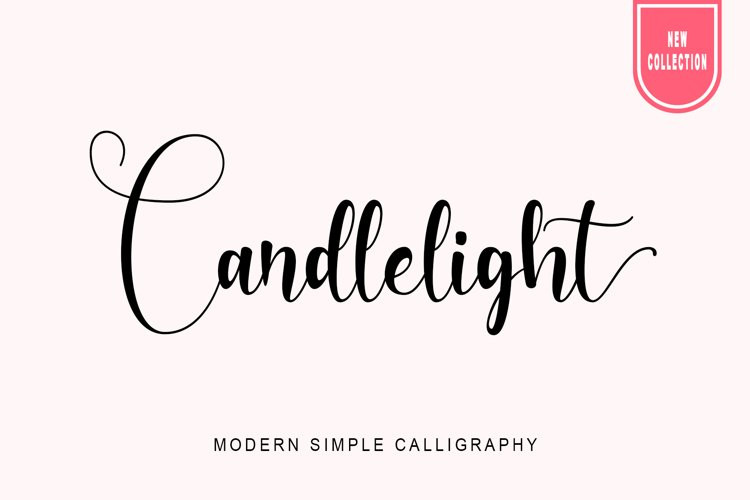 Candlelight Dinner Calligraphy Font