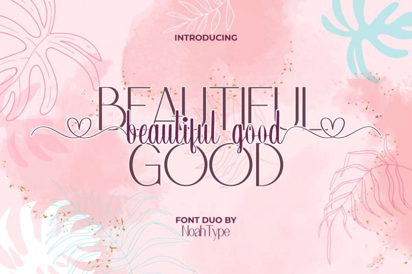 Beautiful Good Font Duo