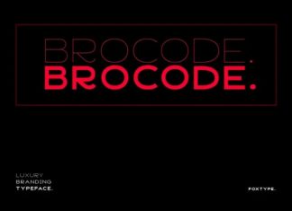 Brocode Sans Serif Font