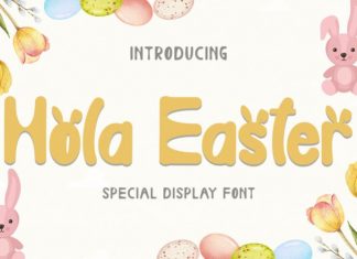 Hola Easter Display Font