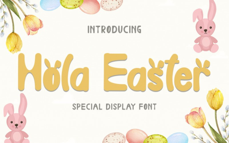 Hola Easter Display Font