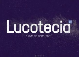 Lucotecia Sans Serif Font