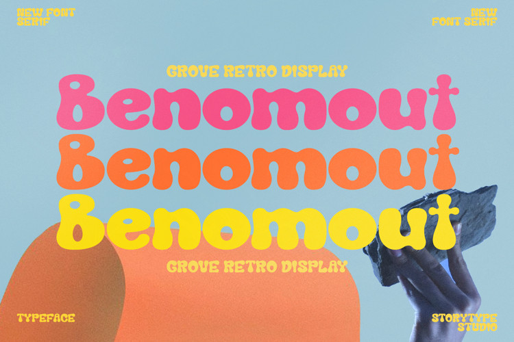 Benomout Display Font