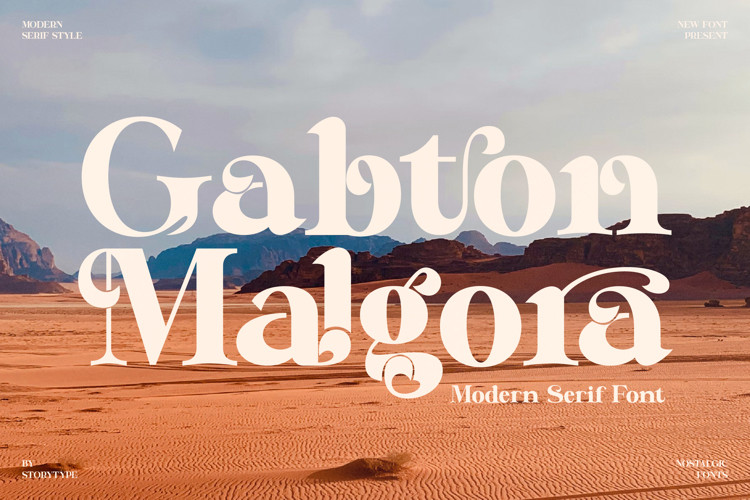 Gabton Malgora Serif Font