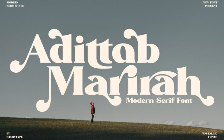 Adittab Marirah Serif Font