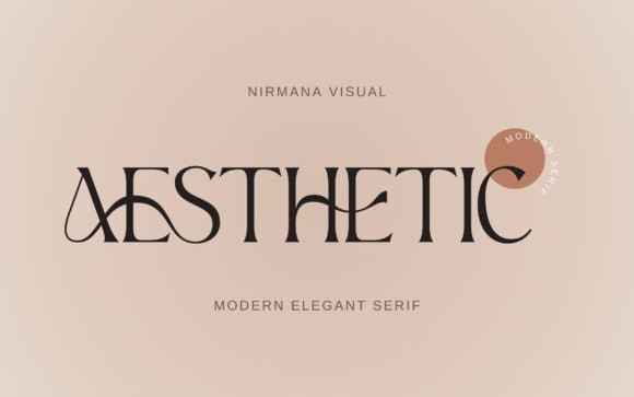 Aesthetic Serif Font