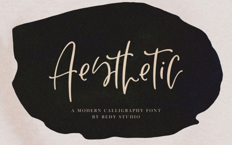 Aesthetic Script Font