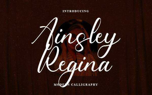 Ainsley Regina Handwritten Font