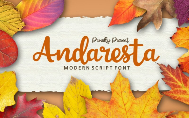 Andaresta Script Font