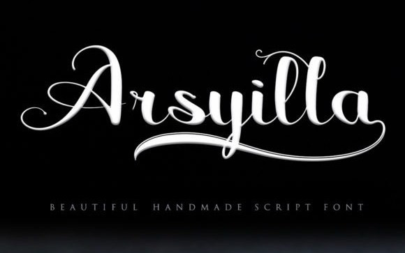 Arsyilla Script Font