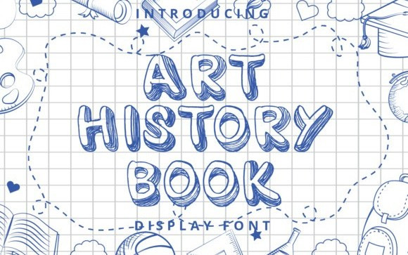 Art History Book Display Font