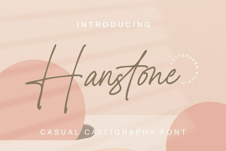Hanstone Handwritten Font