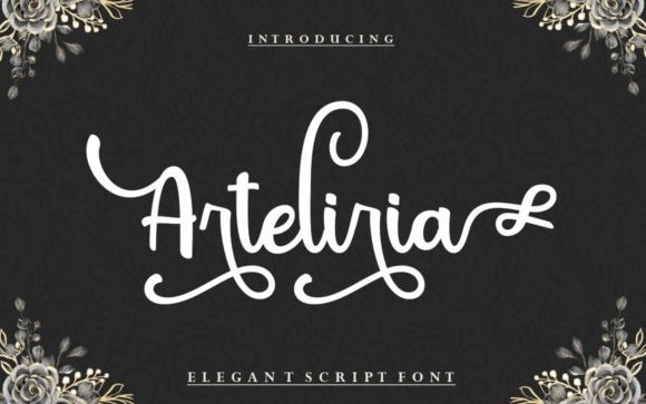 Arteliria Script Font