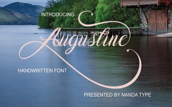 Augustine Calligraphy Font