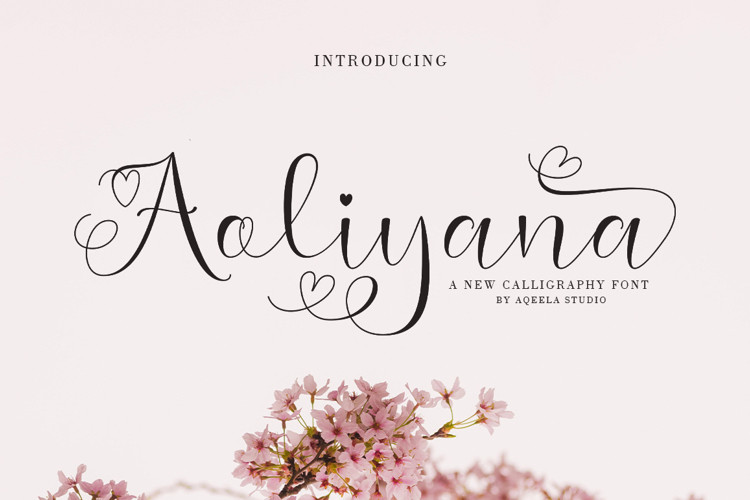 Aoliyana Calligraphy Font