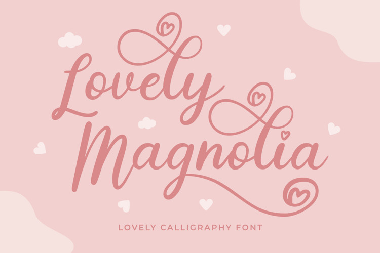 Lovely Magnolia Calligraphy Font