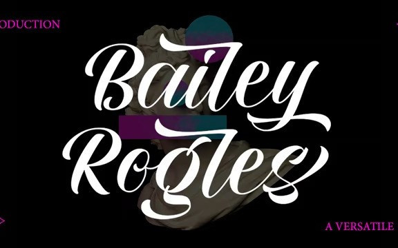 Bailey Rogles Calligraphy Font