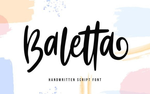 Baletta Script Font