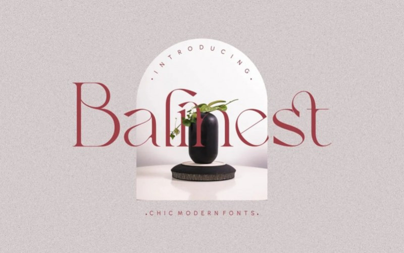 Balinest Serif Font