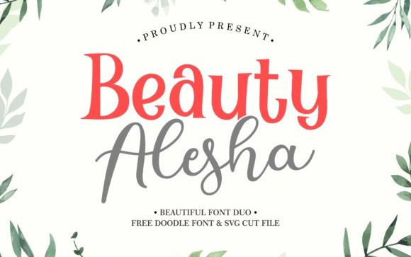 Beauty Alesha Font Duo