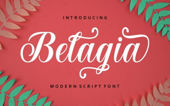 Bellagia Calligraphy Font