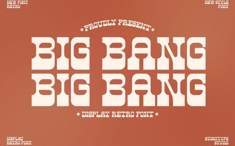BIG BANG Slab Serif Font