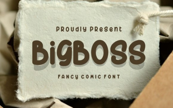 Bigboss Display Font