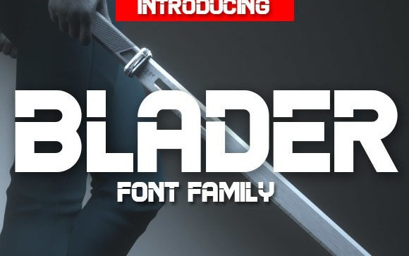 Blader Display Font