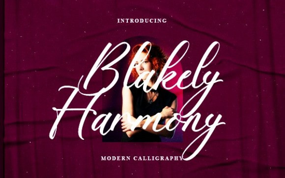 Blakely Harmony Script Font