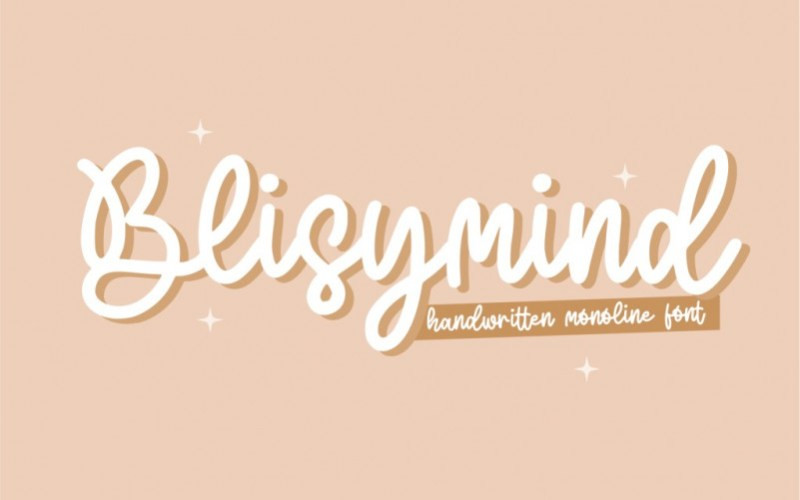 Blisymind Handwritten Font