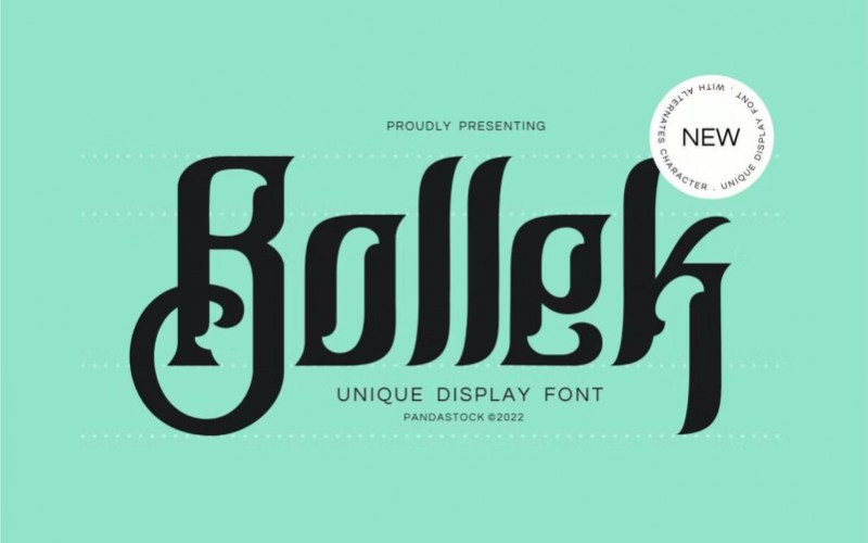 Bollek Display Font