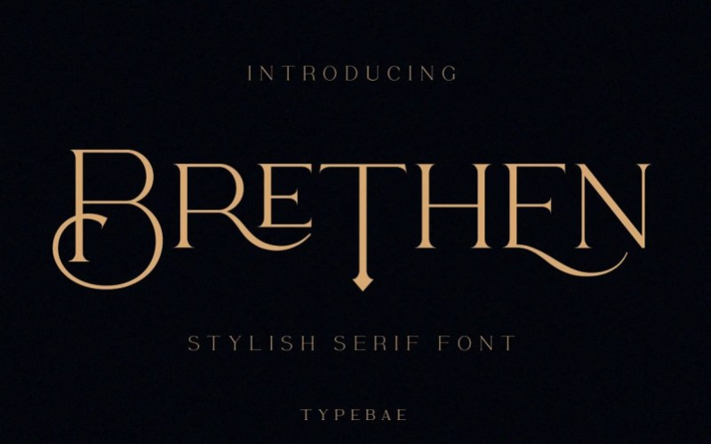 Brethen Serif Font