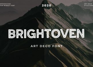 Brightoven Display Font