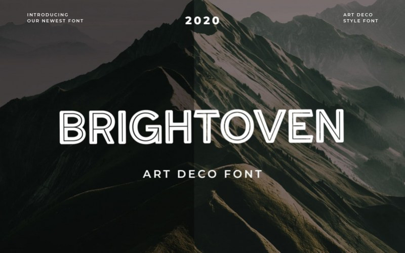 Brightoven Display Font