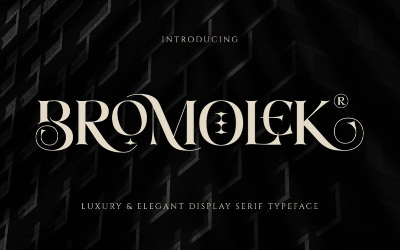 Bromolek Serif Font