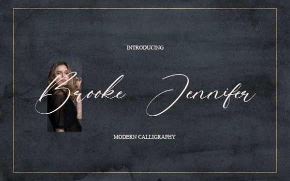 Brooke Jennifer Script Font