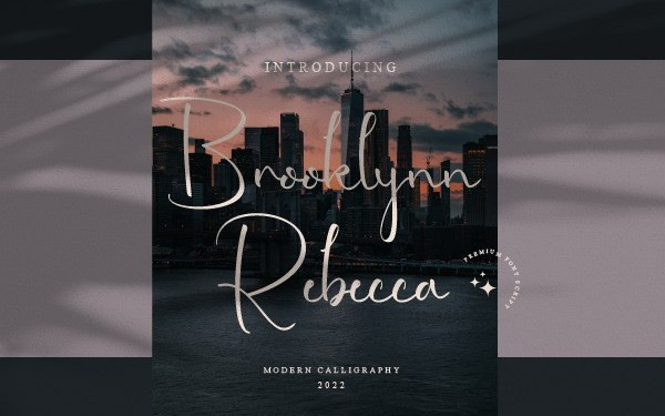 Brooklynn Rebecca Handwritten Font