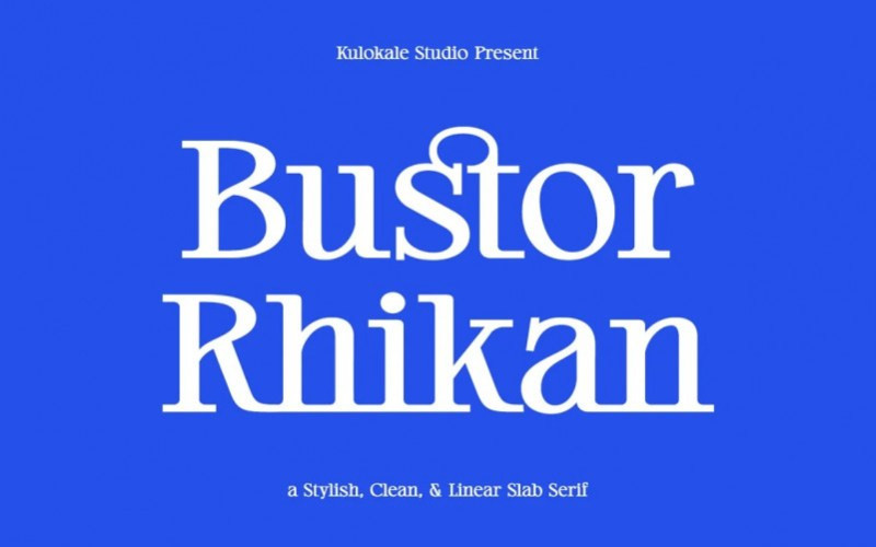 Bustor Rhikan Serif Font