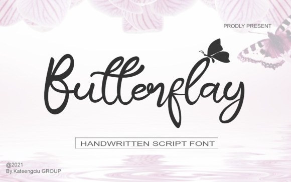 Butterflay Handwritten Font