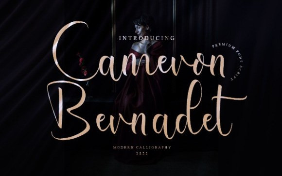 Cameron Bernadet Script Font