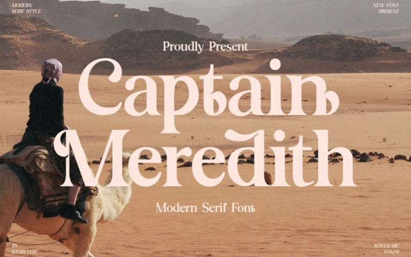 Captain Meredith Serif Font