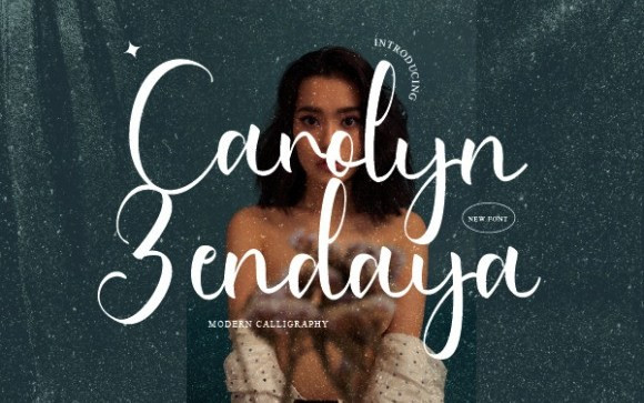 Carolyn Zendaya Font