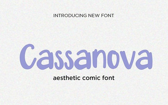 Cassanova Brush Font