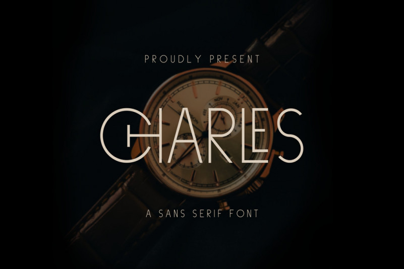 Charles Elegant Sans Serif Font