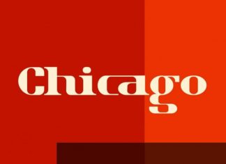 Chicago Display Font