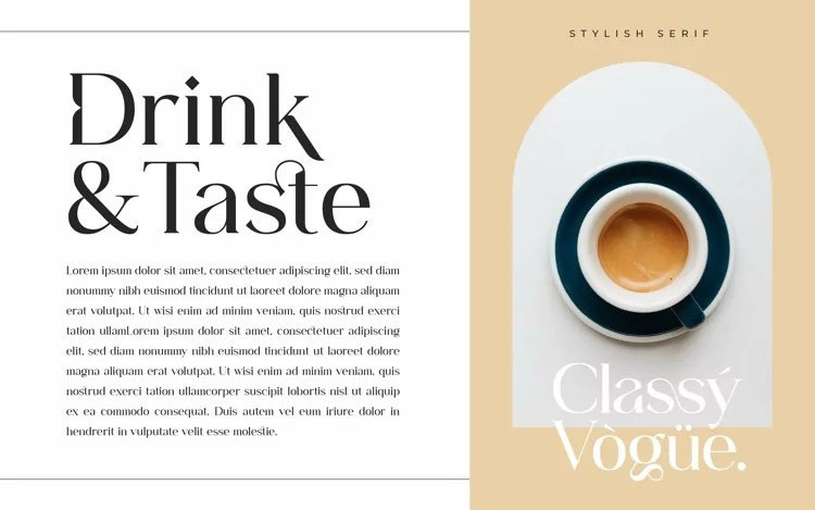 Classy Vogue Serif Font