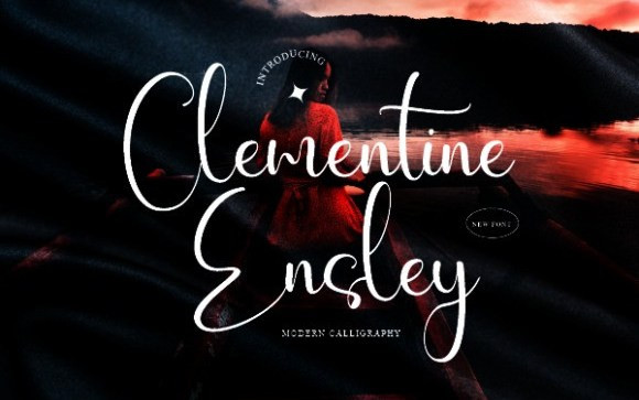 Clementine Ensley Script Font